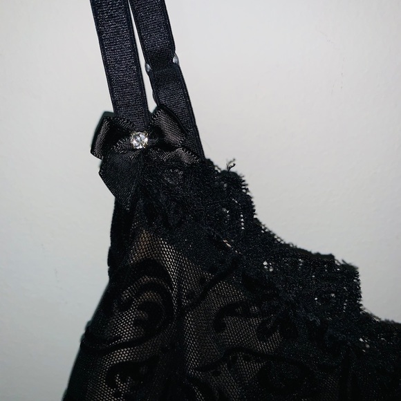 Linea donatella full length sheer night gown women, blush,not worn - Picture 6 of 10